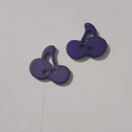 Botón cereza morado precio 200 unidad