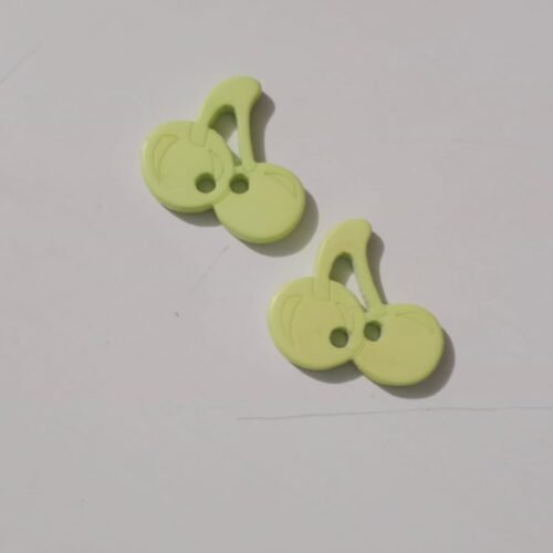 Botón cereza verde limón precio 200 unidad