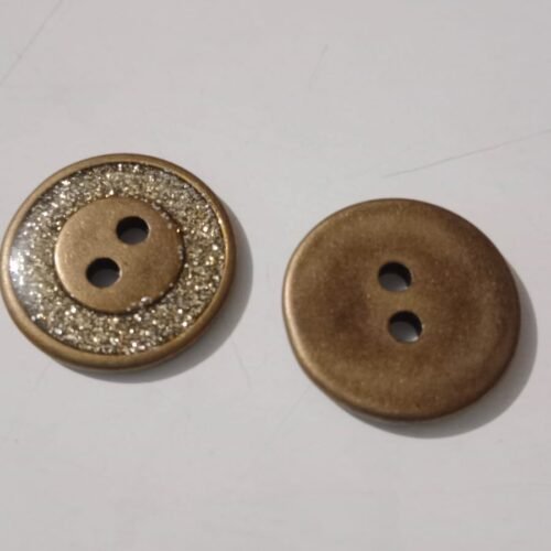 Botón cobre brillante grande 700 unidad