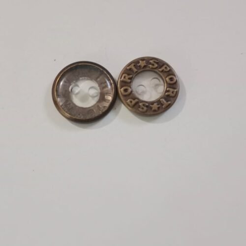 Botón cobre y trasparente precio 200 unidad