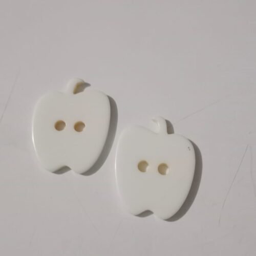 Botón manzana mediana blanca precio 300 unidad